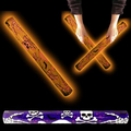 Skull & Crossbones Orange LED Lumiton Baton